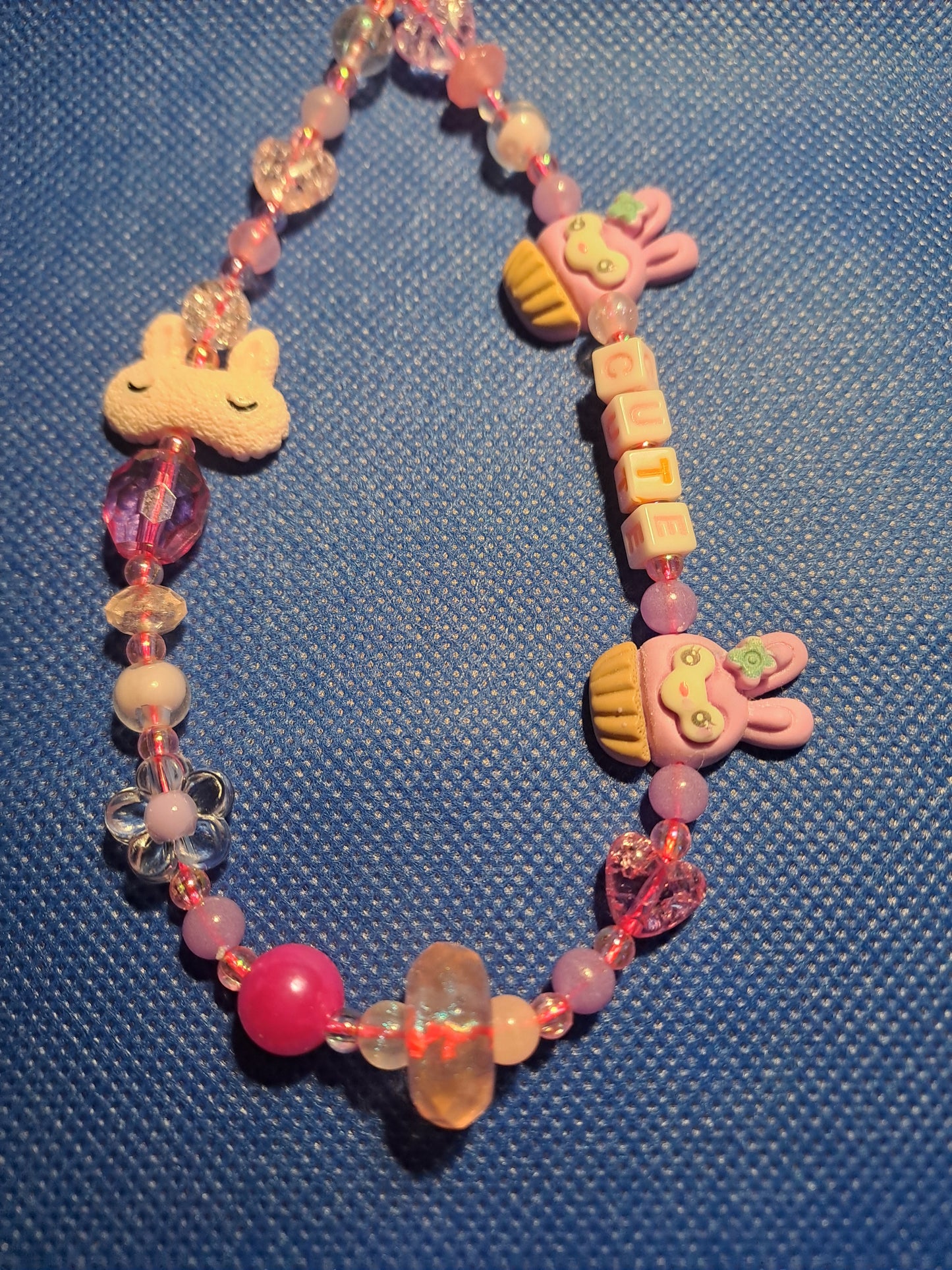 Kawaii Glow In The Dark Mobile Phone Wrist Chain Various styles handmade