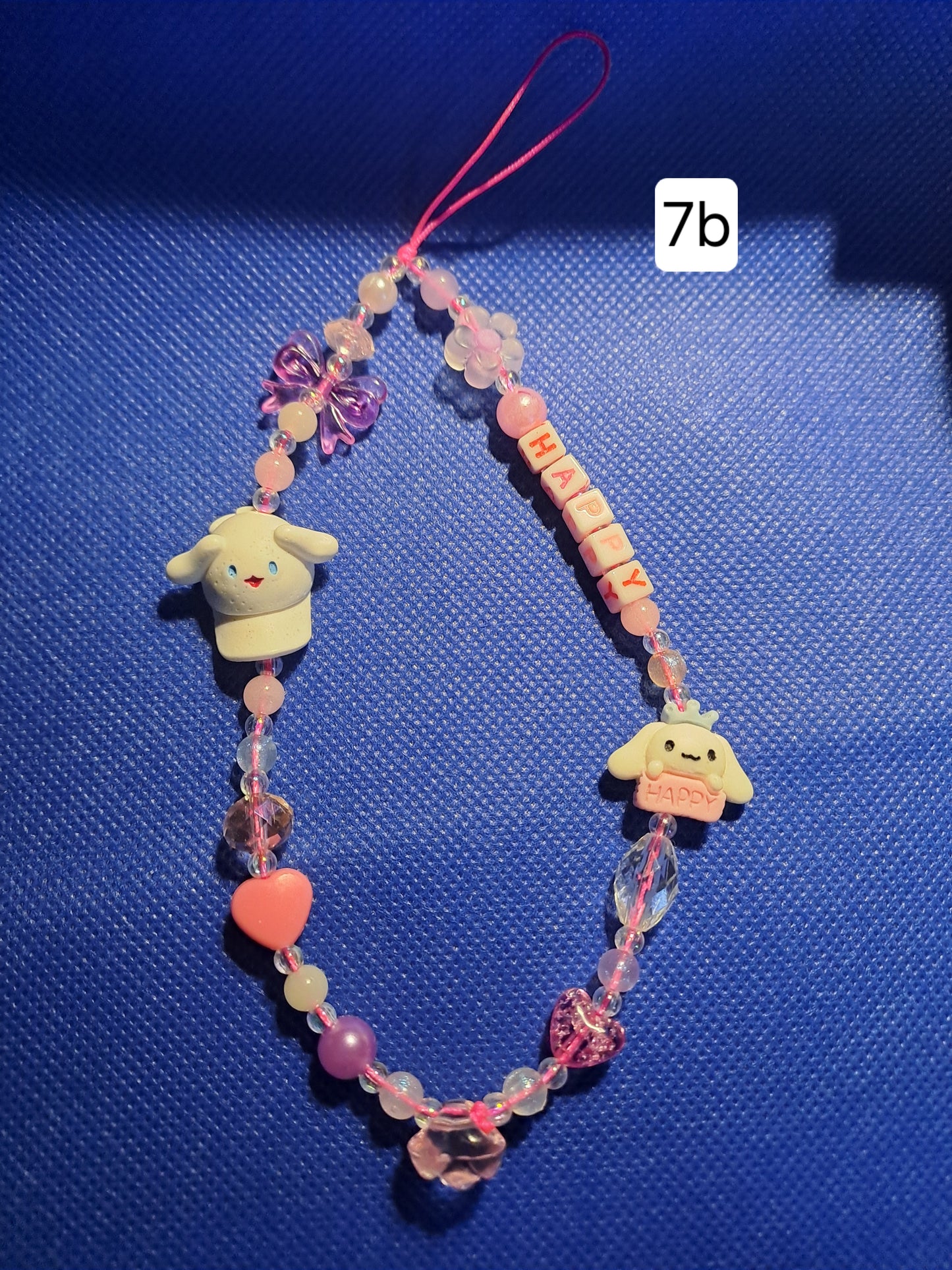 Happy kawaii mobile wrist chain