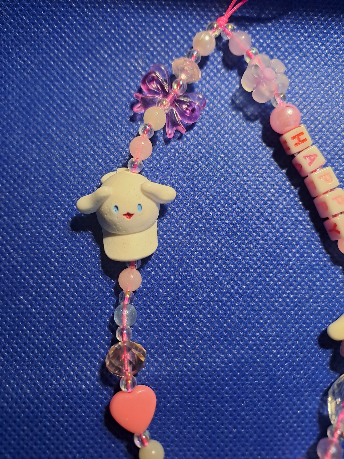 Happy kawaii mobile wrist chain