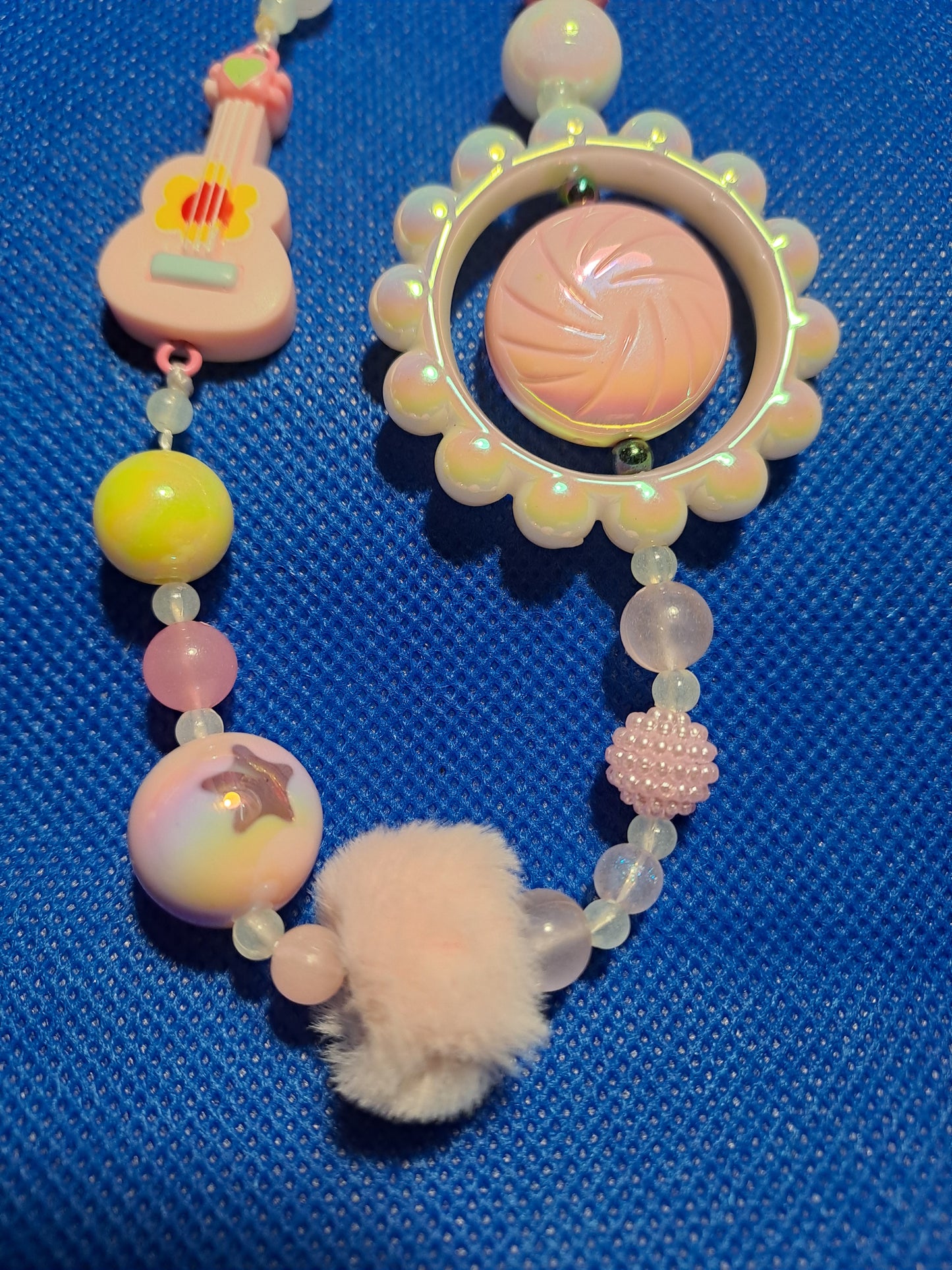 Kawaii mobile phone Glow In The Dark wrist chain