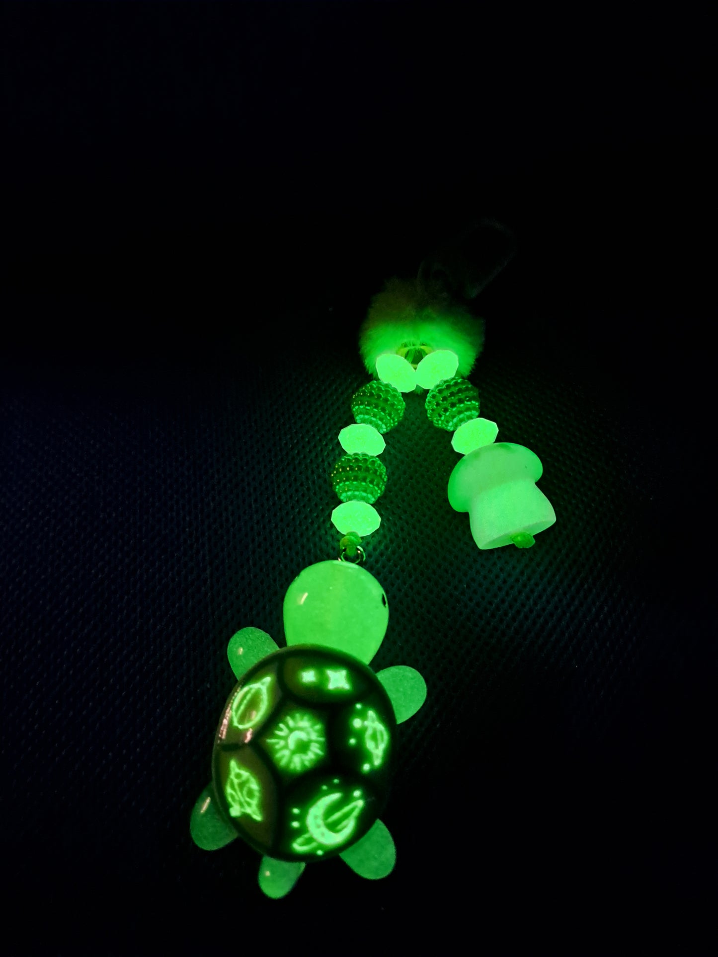 Luminous Turtles keychain